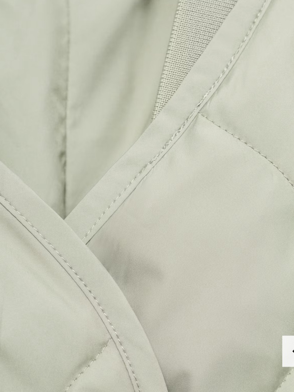 Mango Oversized Quilted Anorak Sage - Picture 8 of 15